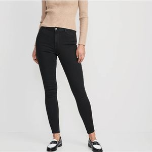 Old Navy Women's High Rise Black Jeans